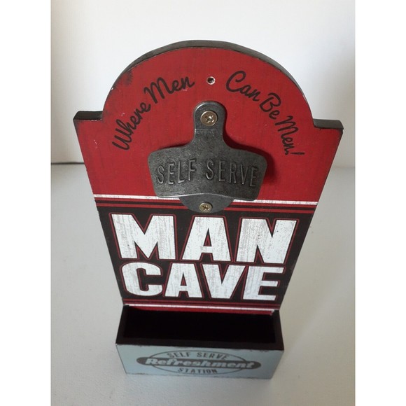 Hanging Bottle Opener for Mancave/Garage Self-Serve Opener By Open Roads Brands - Picture 6 of 12